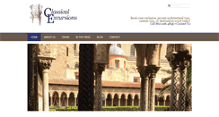 Desktop Screenshot of classicalexcursions.com
